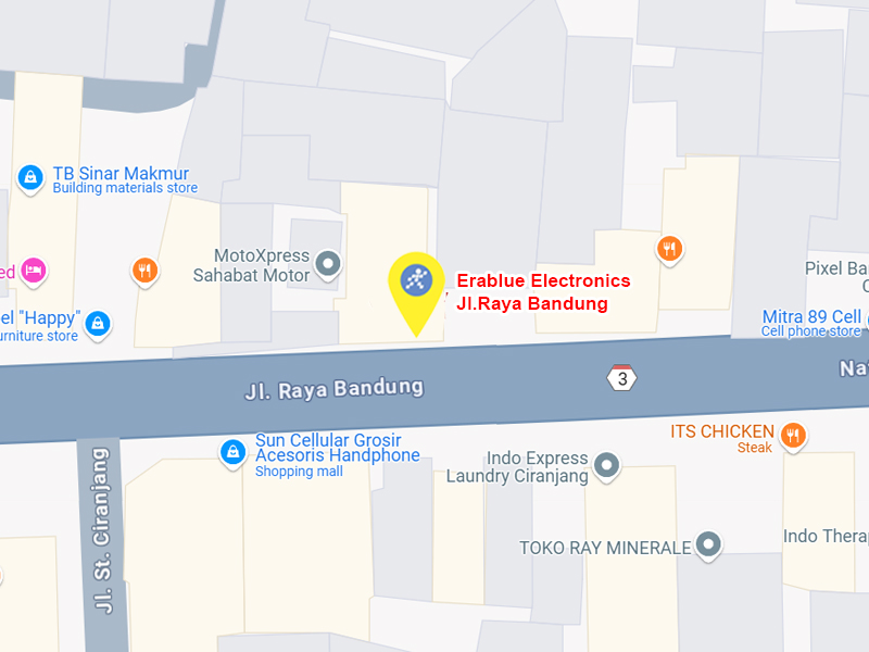 Peta ke toko EraBlue di  Jalan Raya Bandung, RT 002, RW 005, terletak di Kel/Desa Ciranjang, Kecamatan Ciranjang, Kabupaten Cianjur, Provinsi Jawa Barat